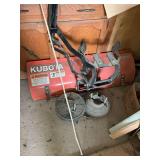 Kubota snow blade for lawn tractor