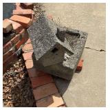 Concrete yard art figurines