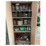 Contents of cabinet