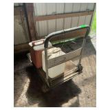 Rolling cart & cans