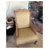 Wing back chair and bar top chair