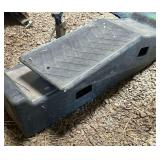 Plastic car ramps and stand