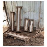 Poultry feeders and shovel