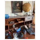 Contents of desk and on top