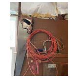 Corded hedge trimmer, pole saw, miscellaneous brass fittings, screwdriver sets