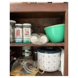 Contents of upper cabinet
