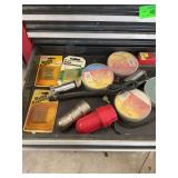 Contents of drawers in toolbox