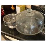 Cake Plate & Colander