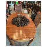 Dining room table with six chairs