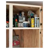 Contents of cabinet