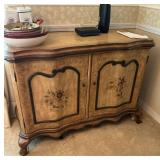 Hand painted wooden buffet
