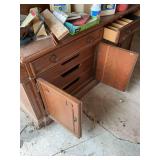 Dresser with contents of top