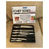 Chef series deluxe, stainless steel knives
