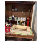 Contents of workbench and drawers