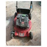 Toro push mower with bagger