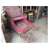 Decorative Wooden Sleigh