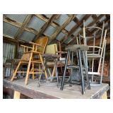 Mixed Lot of Chairs and Stools