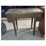 Small Wooden Desk with Drawers
