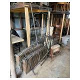 Rod iron rail, Assorted Radiators and New Process Gas Heater