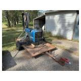 Miller Bobcat 225 NT Welder Generator with Breaker Box and Trailer