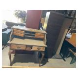 Desk and Hutch Desk top with Integrated Lighting