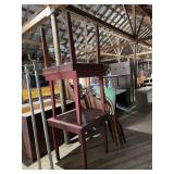 3 Small Painted Wood Tables