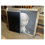 Portrait Painting and Pin Boards