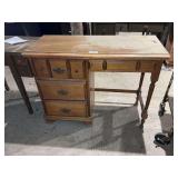 Wooden Desk with Drawers