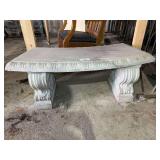 Concrete Garden Bench