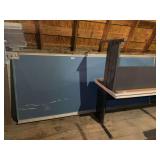 Large Blue Wall Mounted Classroom Chalkboard