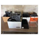 Lot of Assorted Office Desk Organizers