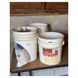 Buckets of Hinges and Metal Fittings