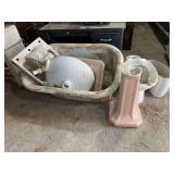 Plumbing Fixtures: Bathtub, Toilet, and Sink