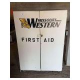 Missouri Western First Aid Wooden Cabinet