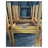 Blockhouse Card/Game Tables - Lot of 2