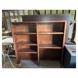 Wood Bookcase Shelf Unit