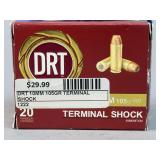 DRT 10mm 105gr HP Terminal Shock Ammunition