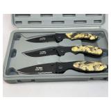 NWTF Folding Knife Set with Case