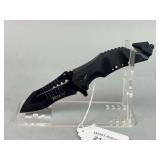 EVATAC Folding Knife ET-RKBBLK Stainless Steel