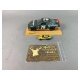 Remington #75 Rick Mast Race Car Model & 1912 Postcard