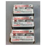Winchester Super X .22 WIN MAG Ammunition - Lot of 3 Boxes