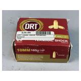 DRT 10MM 105gr HP Terminal Shock Ammunition - Full Box