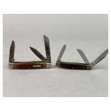 Two Multi-Blade Pocket Knives: Craftsman and Old Timer