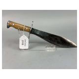 Trench Fighting Knife with Wood Handle