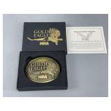 2014 NRA Golden Eagles Commemorative Belt Buckle