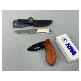 Lot of Two NRA Knives
