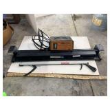 Chicago Electric Power Tools Battery Charger and Central Machinery Bending Brake