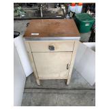 Metal Shop Cabinet with Wood Top - 36x20x16