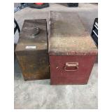 Two Metal Tool Boxes