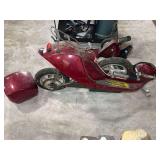 Red Electric Scooter Parts